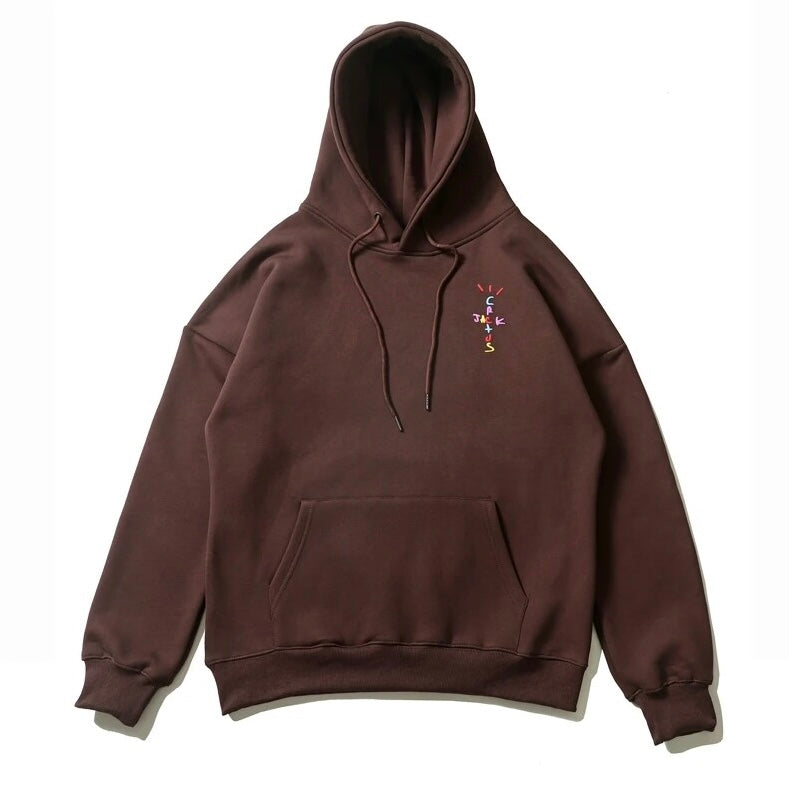Cactus Jack brown hoodie
