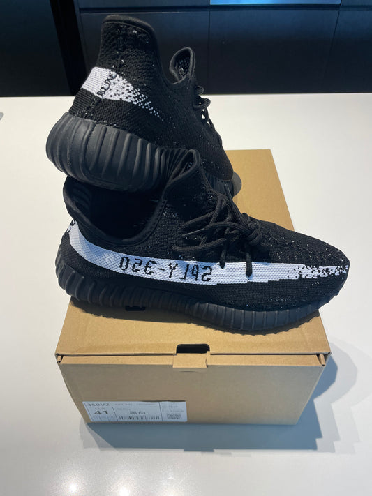 Yeezy black and white