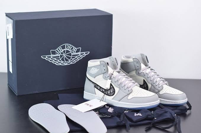 Jordan x Dior Air Jordan 1 high grey